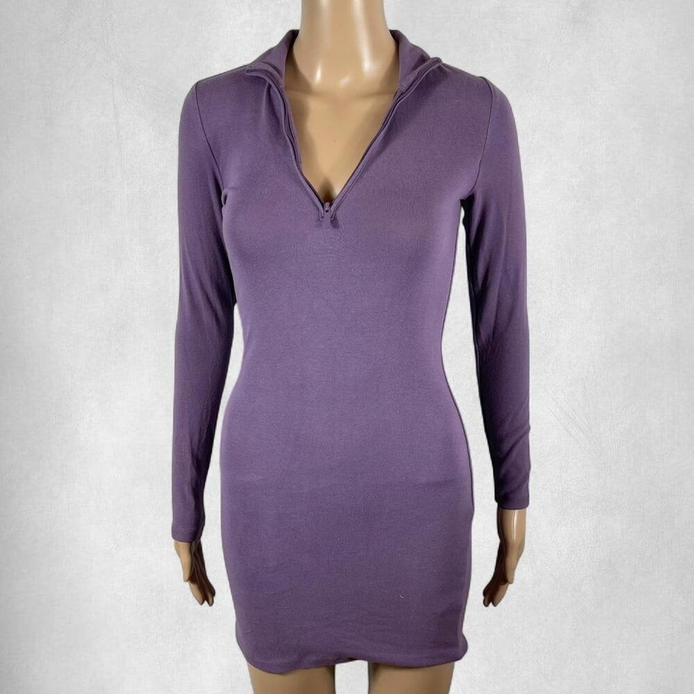 Sunday best purple bodycon dress